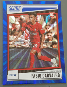 2022-23 Panini Score FIFA Fabio Carvalho #114 Blue Laser Parallel /60 Rookie Card