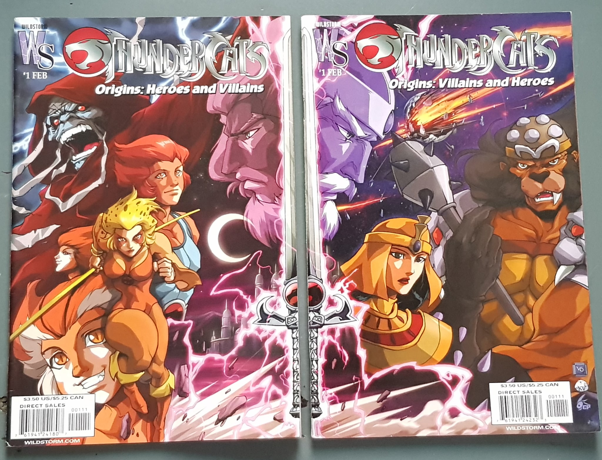 Thundercats Origins: Heroes and Villains+Villains and Heroes VF+ Complete Set
