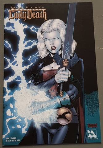 Medieval Lady Death #7 VF+ Limited Edition "Charged" Variant