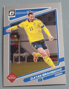 2022 Panini Donruss Soccer Optic Prizm Road to Qatar Zlatan Ibrahimovic #152 Trading Card