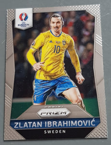 2016 Panini Prizm UEFA Euro Soccer Zlatan Ibrahimovic #241 Trading Card