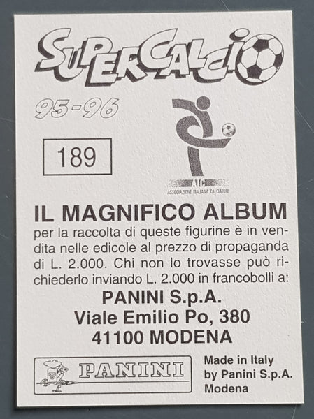 1995-96 Panini Supercalcio Edgar Davids #189 Sticker