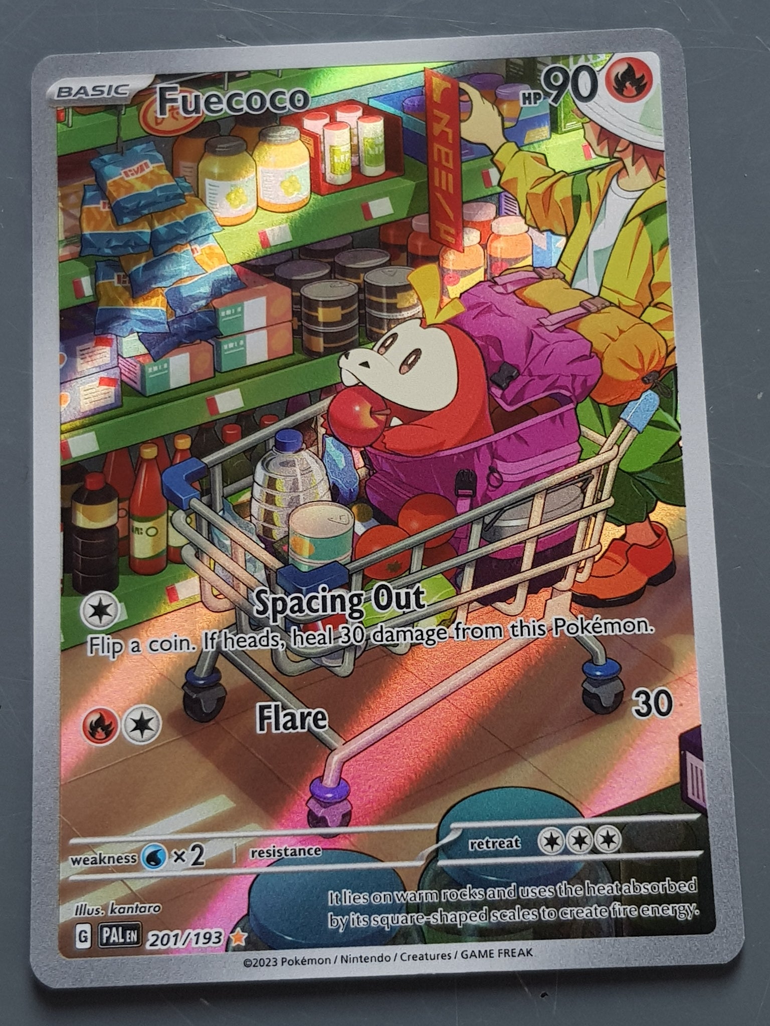 fuecoco pokemon card full art 0309/09 Special Pokemon Gem Pack 2025 ACE9 Wx2 / None / 2 Pokemon 2024 Roy Fuecoco Large