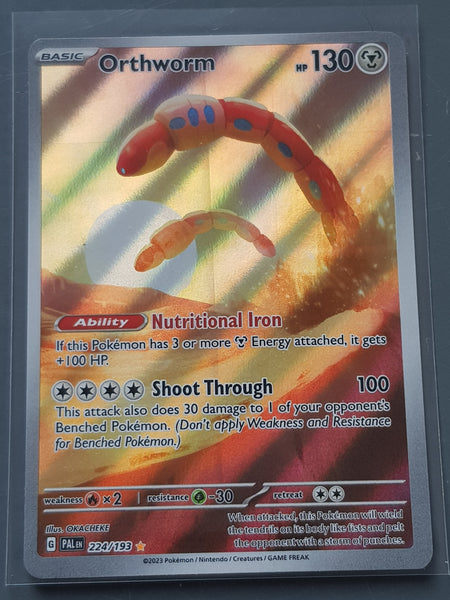 Pokemon Scarlet and Violet Paldea Evolved Orthworm #224/193 Full Art H –  Rotterdam Comics