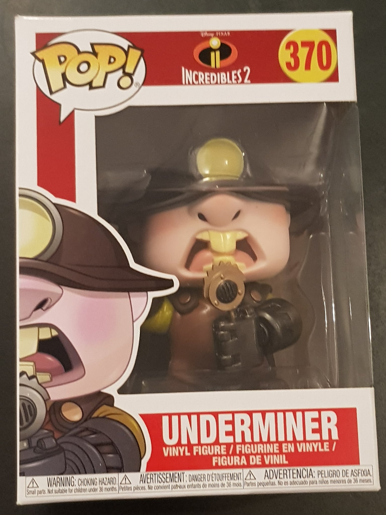 Funko Pop! Incredibles 2 Underminer #370 Vinyl Figure