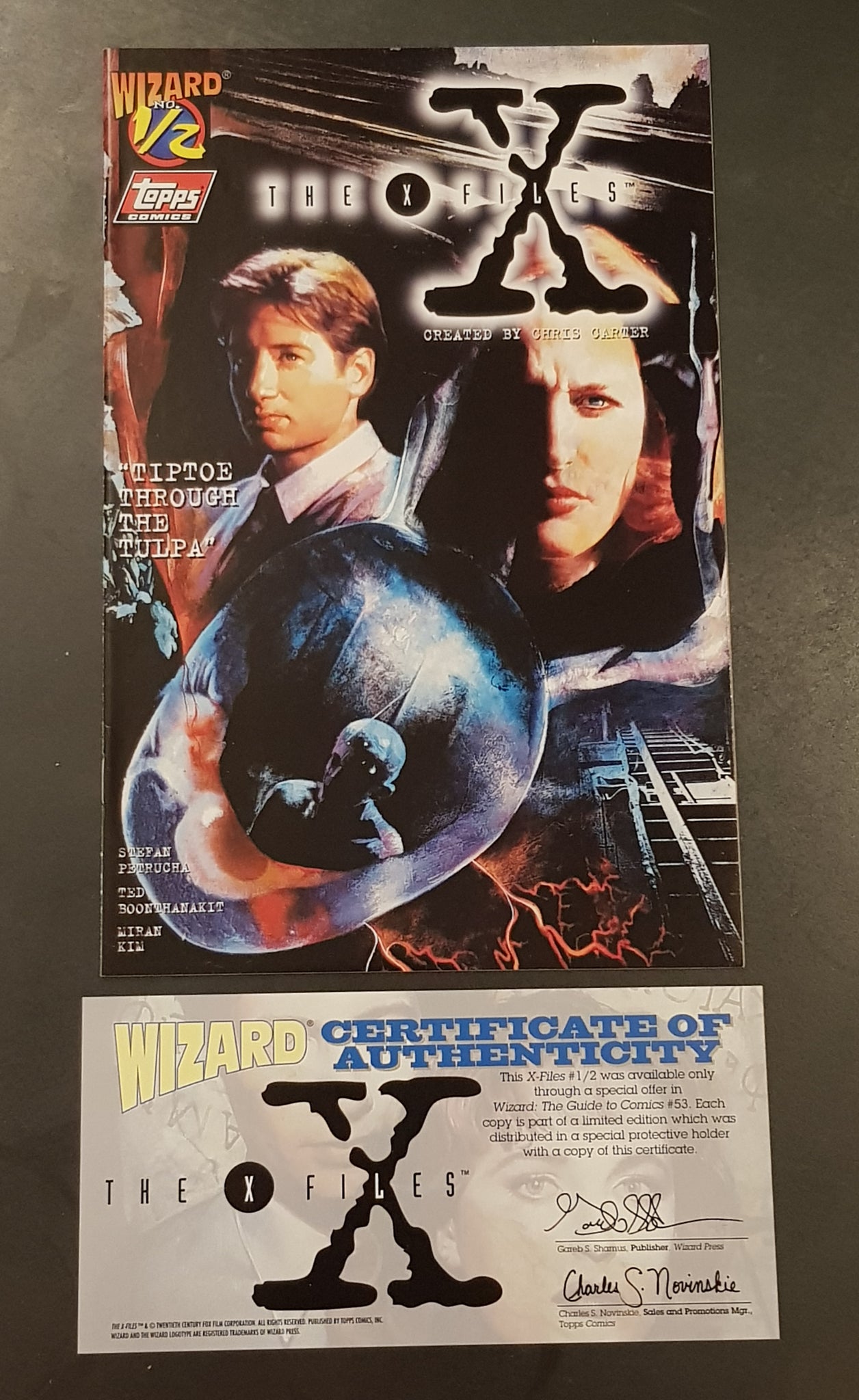 X-Files #1/2 VF/NM (Wizard Magazine Mail-In)