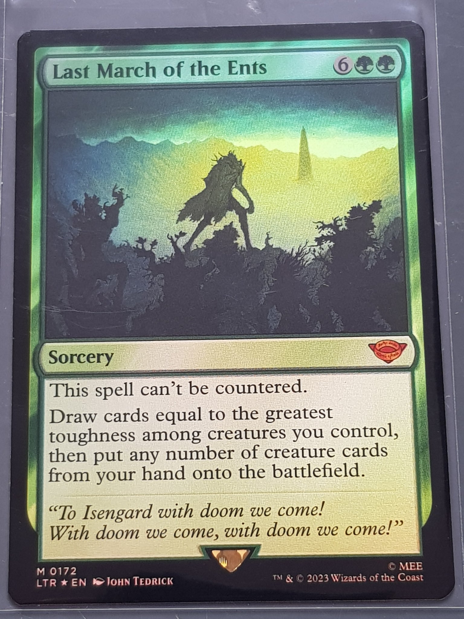 Magic the Gathering Lord of the Rings Last March of the Ents LTR #172 Rotterdam Comics Magic the Gathering Lord of the Rings Last March of the Ents LTR #172 Rotterdam Comics