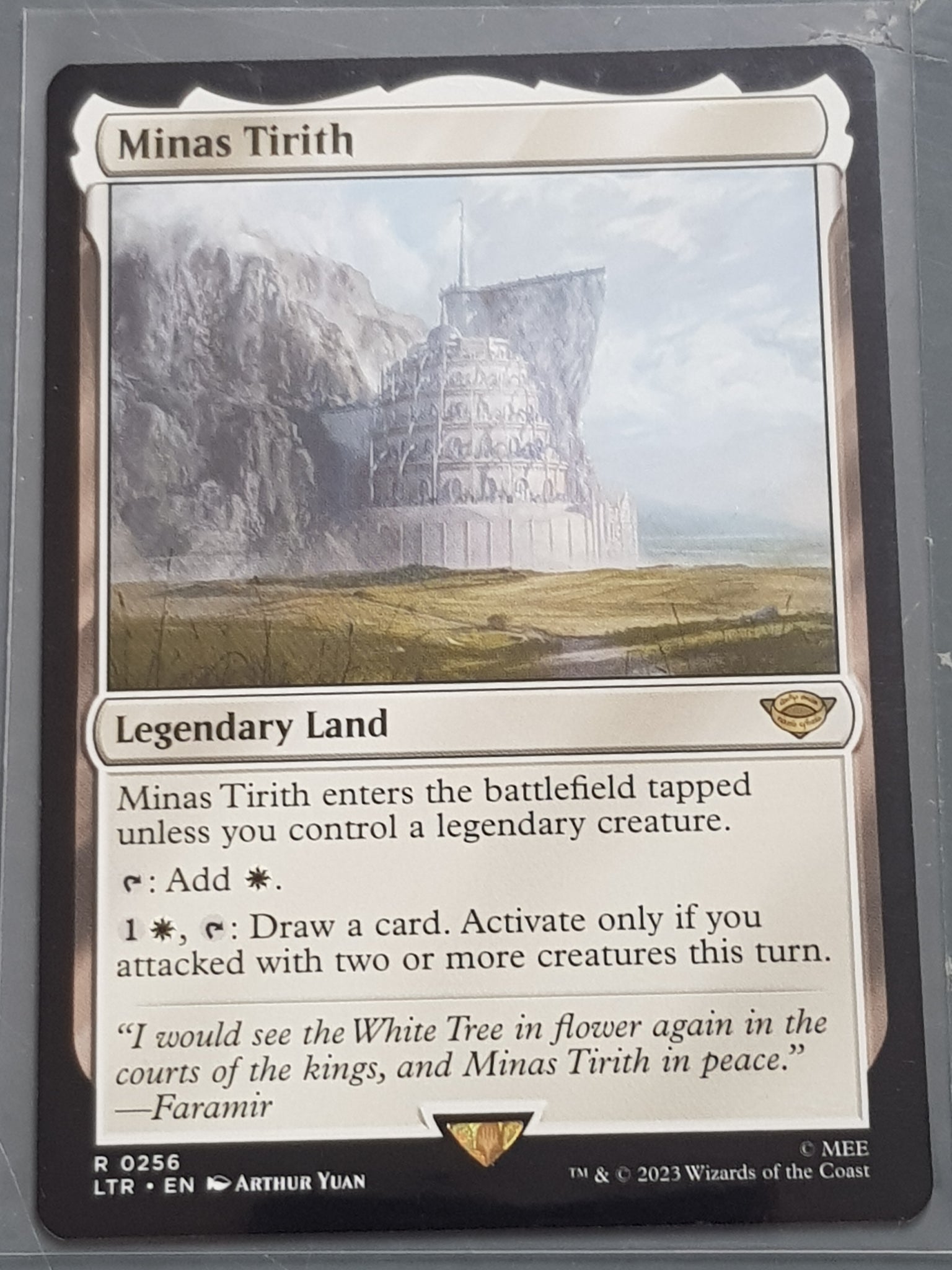 Magic the Gathering Lord of the Rings Minas Tirith LTR #256 Trading Card
