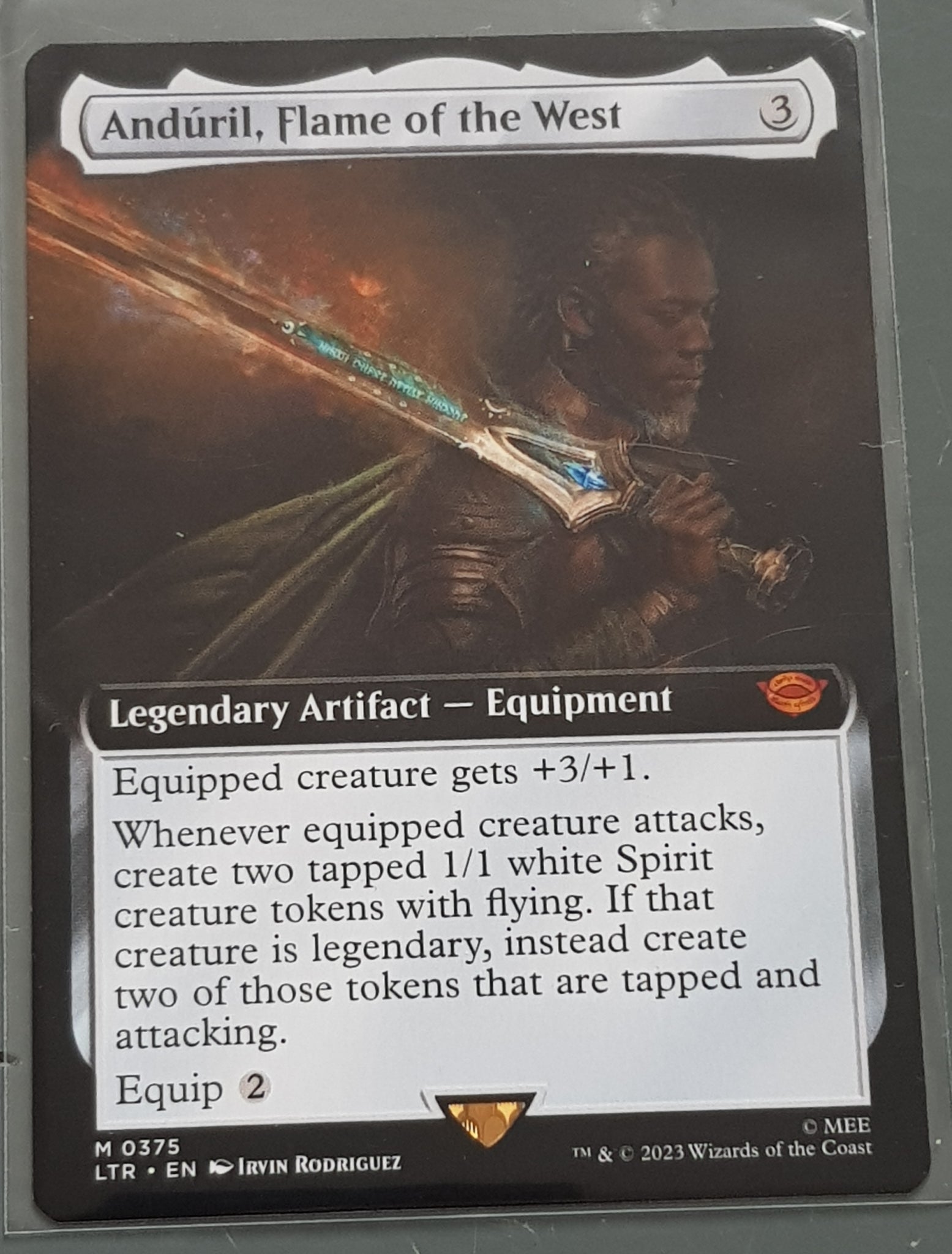 anduril mtg card Andril, Flamme de L'Ouest - The Lord of the Rings: Tales of Middle Earth #375 (Franais) If that creature is legendary Magic the Gathering Lord of