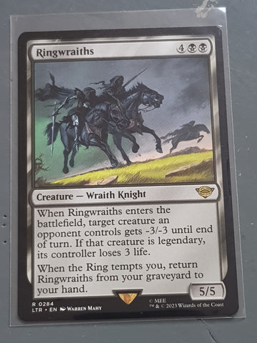 Magic the Gathering Lord of the Rings Ringwraiths LTR #284 Trading Card