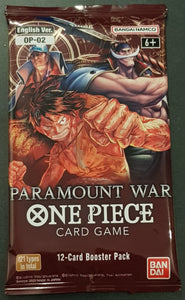 One Piece Card Game OP-02 Paramount War Sealed Booster Pack