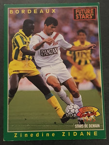 1994 Panini U.N.F.P Football Cards Zinedine Zidane #225 Trading Card