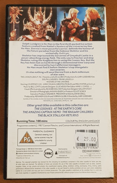 Masters  of the Universe - VHS (UK)