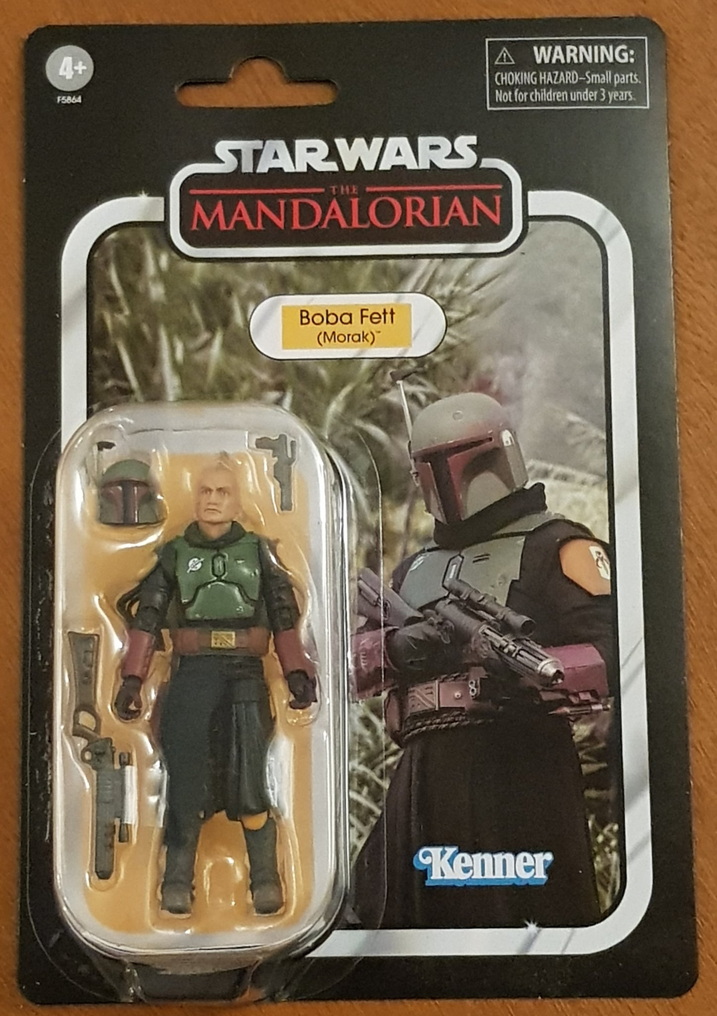 Star Wars The Mandalorian Boba Fett (Morak) Vintage Collection Action Figure