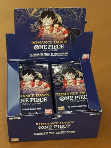 One Piece Card Game OP-01 Romance Dawn Sealed Booster Pack