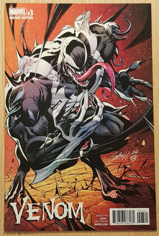 Venom #3 NM- JS Campbell 1/100 Variant