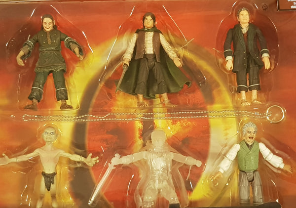 Lord of the Rings RotK The Burden of the One Ring Deluxe Action Figure Gif5 Set (UK Exclusive)