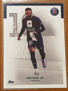 2022-23 Topps Paris Saint-Germain Team Set First Team Base Neymar Jr. #14 Trading Card