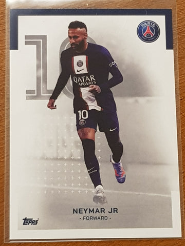 2022-23 Topps Paris Saint-Germain Team Set First Team Base Neymar Jr. #14 Trading Card