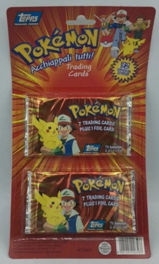 1999 Pokemon Topps Series 1 Sealed (4) Trading Card Pack on Blister Ca Rotterdam Comics 1999 Pokemon Topps Series 1 Sealed (4) Trading Card Pack on Blister Ca Rotterdam Comics