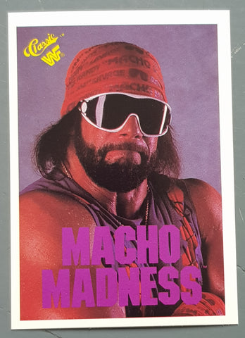 1990 Classic WWF "Macho King"  Randy Savage #60 Trading Card