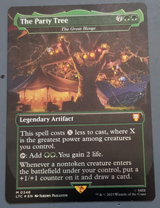 Magic the Gathering Lord of the Rings The Great Henge LTC #348 (Extended Art) Foil Trading Card