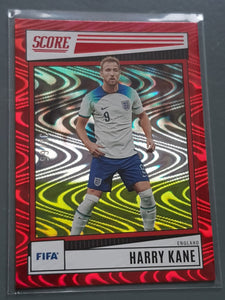 2022-23 Panini Score FIFA Harry Kane #45 Red Swirl Parallel /65 Trading Card