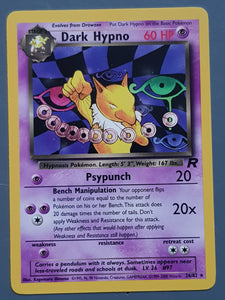 Pokemon Team Rocket Dark Hypno #26/82 Non-Holo Trading Card