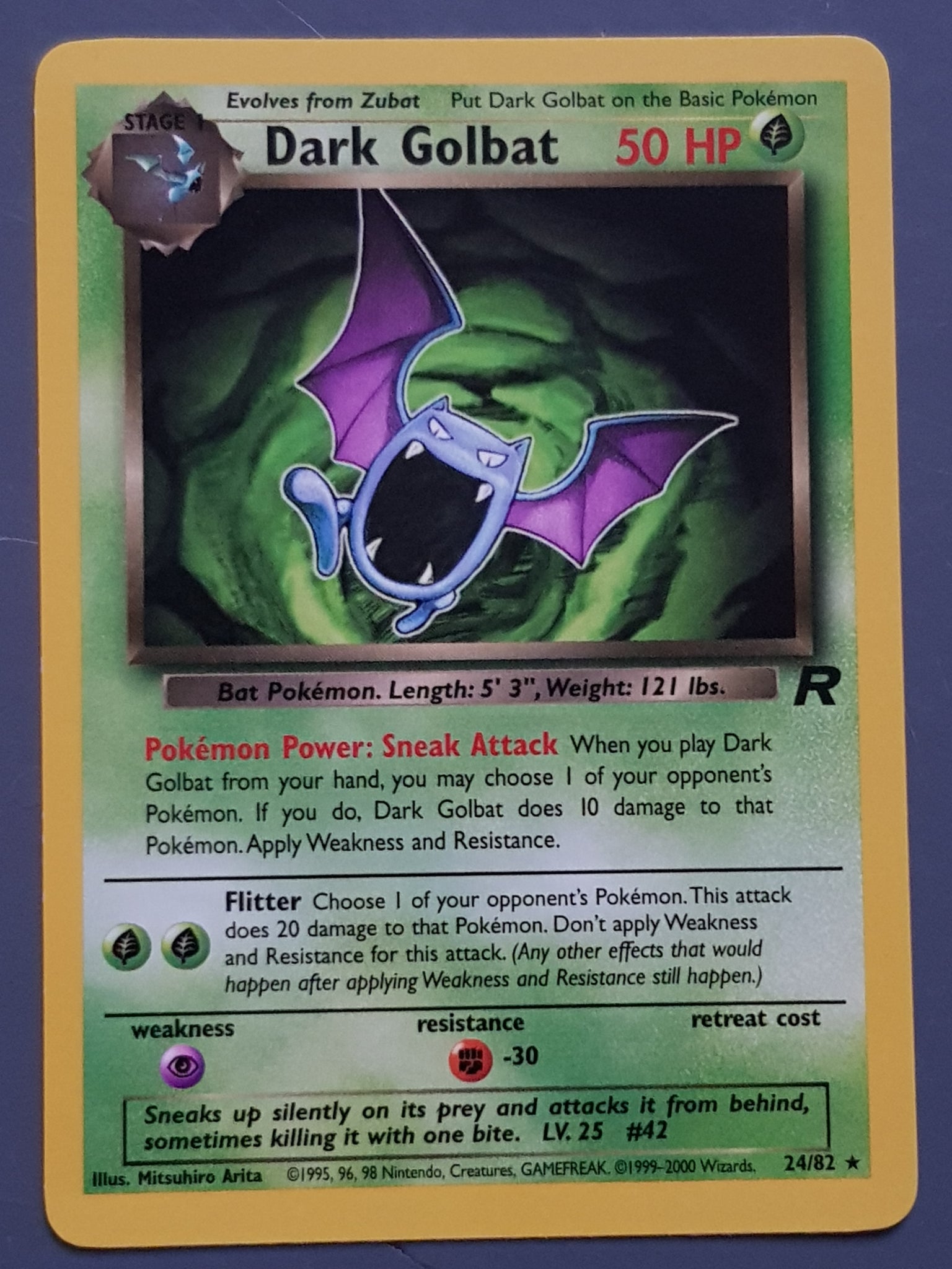 Pokemon Team Rocket Dark Golbat #24/82 Non-Holo Trading Card – Rotterdam Comics