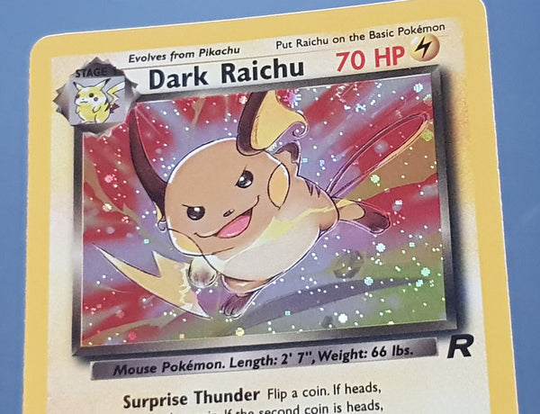 Pokemon Team Rocket Dark Raichu #83/82 Secret Rare Holo Trading Card