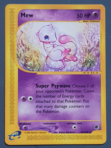 Pokemon Expedition Mew #55/165 Non-Holo Trading Card