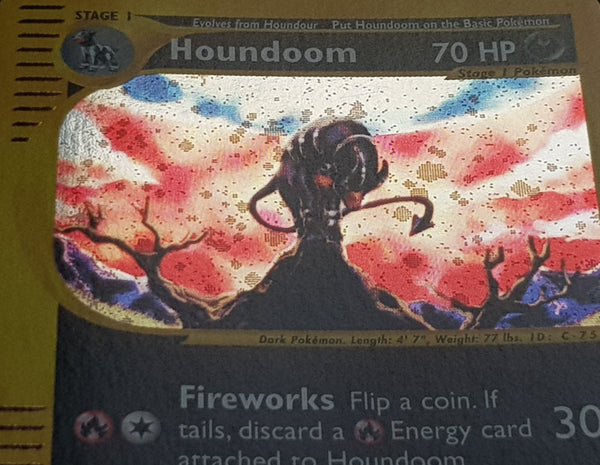 Pokemon Aquapolis Houndoom #H11/H32 Holo Trading Card