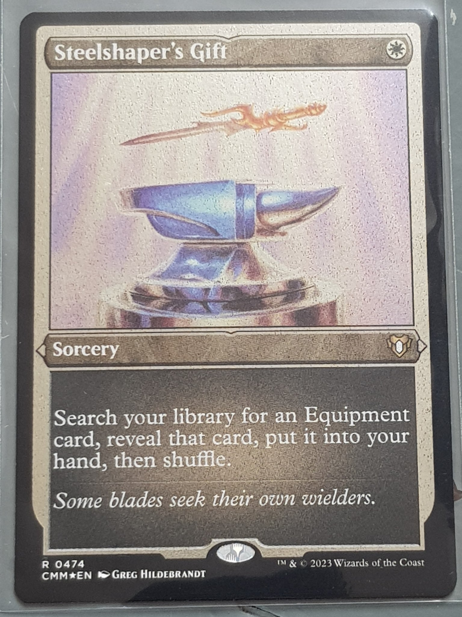 Magic the Gathering Commander Masters Steelshaper's Gift #474 Etched F Rotterdam Comics Magic the Gathering Commander Masters Steelshaper's Gift #474 Etched F Rotterdam Comics