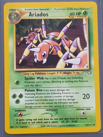 Pokemon Neo Genesis Ariados #27/111 Trading Card