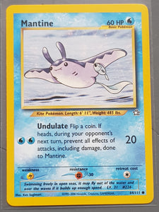 Pokemon Neo Genesis Mantine #64/111 Trading Card