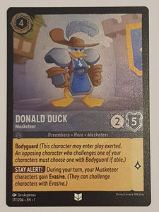 Disney Lorcana the First Chapter Donald Duck Musketeer #177/204 Foil T – Rotterdam Comics