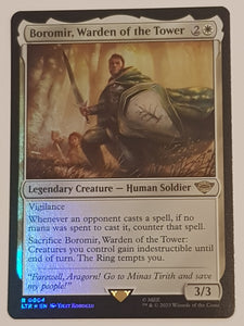boromir mtg card Tarjeta coleccionable de aluminio Boromir, Guardián de la Torre LTR n. – Rotterdam Comics