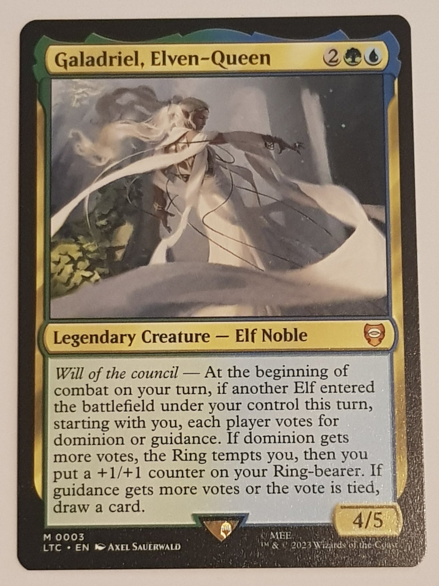 Magic the Gathering Lord of the Rings Galadriel, Elven-Queen LTC #003 Rotterdam Comics Magic the Gathering Lord of the Rings Galadriel, Elven-Queen LTC #003 Rotterdam Comics