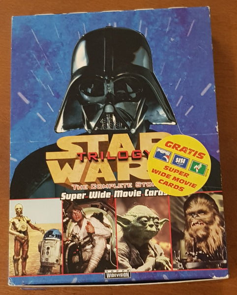 1997 Topps Star Wars Trilogy the Complete Story Trading Card Box (Dutch Supermarket Promo Version)