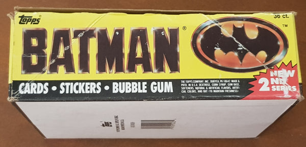 1989 Topps Batman Series 2 Movie Trading Cards Sealed Wax Pack
