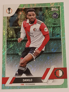 2022-23 Topps UEFA Club Competitions Jade Edition Danilo #13 Base Rookie Card