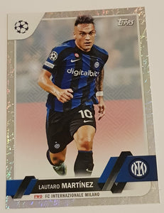 2022-23 Topps UEFA Club Competitions Jade Edition Lautaro Martinez #97 Year of the Rabbit Parallel /99 Trading Card