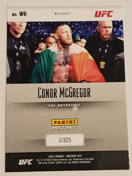 2021 Panini Instant UFC Walkout Conor McGregor #W6 Trading Card