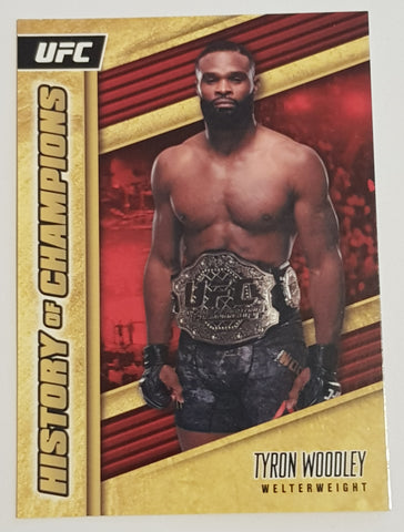 2021 Panini Instant UFC History of Champions Tyron Woodley #HC-TW Trading Card