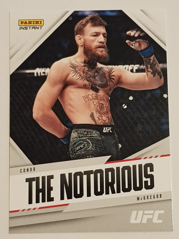 2021 Panini Instant UFC Conor McGregor the Notorious #N1 Trading Card
