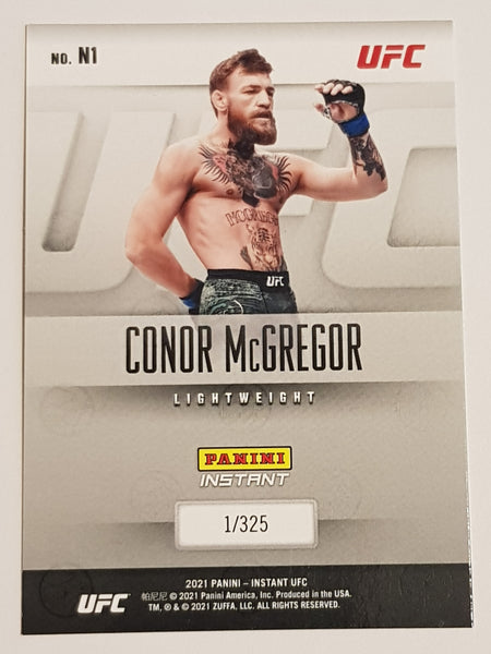 2021 Panini Instant UFC Conor McGregor the Notorious #N1 Trading Card