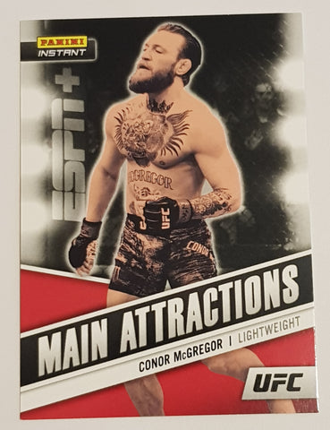 2021 Panini Instant UFC Main Attractions Conor McGregor #MA5 Trading Card