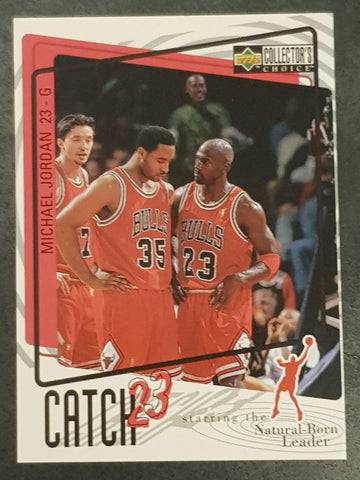 1997-98 Upper Deck Collector's Choice Michael Jordan Catch 23 #195 Trading Card