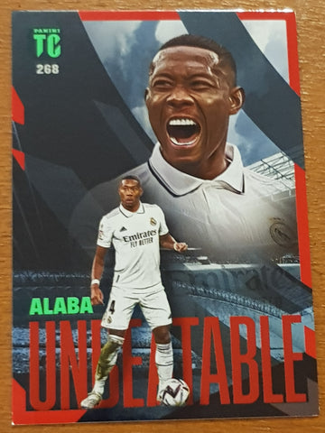 2022-23 Panini Top Class David Alaba Unbeatable #268 Red Parallel Trading Card