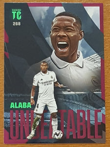 2022-23 Panini Top Class David Alaba Unbeatable #268 Purple Parallel Trading Card